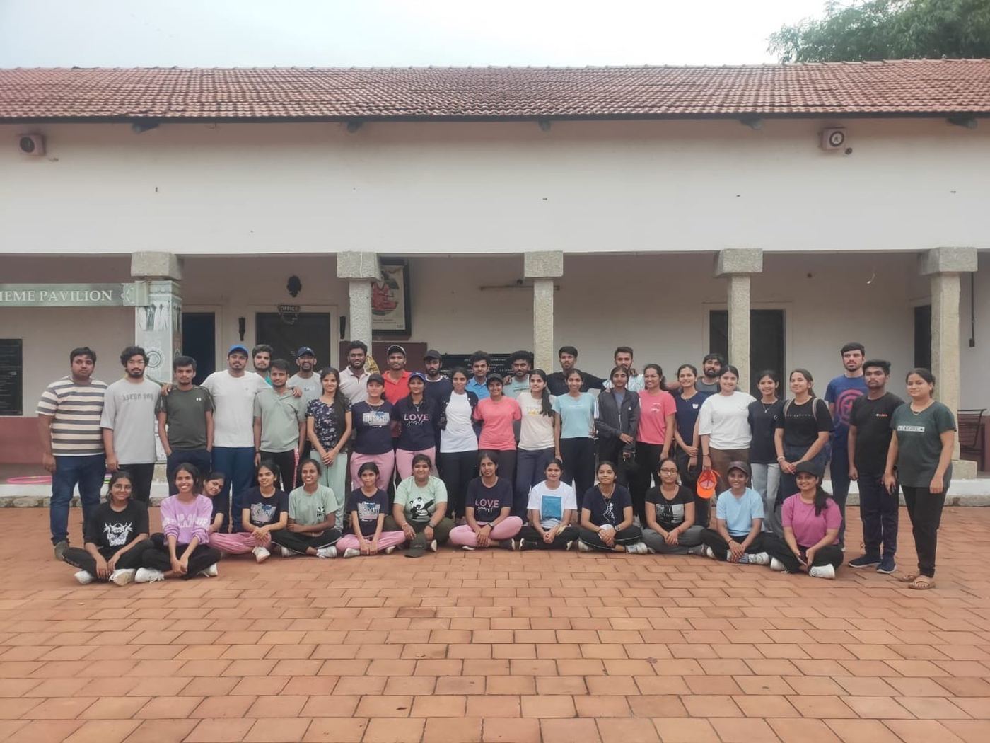 A college workshop group with Mysuru ADDA facilitators